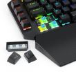 Tastatura gaming One-hand Redragon Ida neagra iluminare RGB			