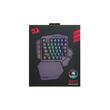 Tastatura gaming mecanica One-hand Redragon Diti neagra iluminare RGB			