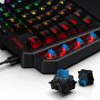 Tastatura gaming mecanica One-hand Redragon Diti neagra iluminare RGB			