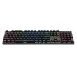 Tastatura gaming mecanica Redragon Shrapnel neagra iluminare RGB switch-uri rosii			