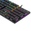 Tastatura gaming mecanica Redragon Shrapnel neagra iluminare RGB switch-uri rosii			
