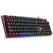 Tastatura gaming mecanica Redragon Ratri iluminare RGB neagra switch-uri albastre