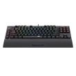 Tastatura gaming mecanica cu fir si wireless Redragon Vishnu iluminare RGB neagra