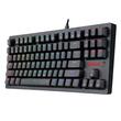 Tastatura gaming Bluetooth cu fir si wireless Redragon Karma neagra iluminare RGB switch-uri albastre