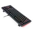 Tastatura gaming Bluetooth cu fir si wireless Redragon Karma neagra iluminare RGB switch-uri albastre