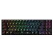Tastatura gaming wireless si cu fir Redragon Deimos neagra iluminare RGB switch-uri albastre