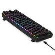 Tastatura gaming wireless si cu fir Redragon Deimos neagra iluminare RGB switch-uri albastre