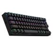 Tastatura gaming wireless si cu fir Redragon Deimos neagra iluminare RGB switch-uri rosii