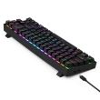 Tastatura gaming wireless si cu fir Redragon Deimos neagra iluminare RGB switch-uri rosii