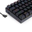 Tastatura gaming mecanica Redragon Lakshmi neagra iluminare Rainbow switch-uri rosii