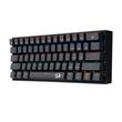 Tastatura gaming mecanica Redragon Lakshmi neagra iluminare Rainbow switch-uri rosii
