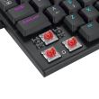 Tastatura gaming mecanica Redragon Anivia neagra iluminare RGB switch-uri rosii