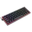 Tastatura gaming mecanica Redragon Fizz neagra iluminare RGB switch-uri rosii