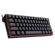Tastatura gaming mecanica Redragon Fizz neagra iluminare RGB switch-uri rosii