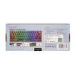Tastatura gaming mecanica Redragon Fizz transparenta iluminare RGB switch-uri transparente