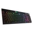 Tastatura gaming mecanica Bluetooth cu fir si wireless Redragon Horus neagra iluminare RGB switch-uri rosii