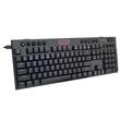 Tastatura gaming mecanica Bluetooth cu fir si wireless Redragon Horus Pro neagra iluminare RGB switch-uri rosii