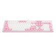 Redragon Hades Mechanical Keyboard White Pink