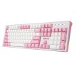 Redragon Hades Mechanical Keyboard White Pink