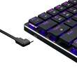 Tastatura gaming mecanica Bluetooth cu fir si wireless Redragon Elise Pro RGB neagra