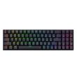 Tastatura gaming mecanica Bluetooth cu si fara fir Redragon Zed Pro neagra iluminare RGB