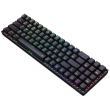 Tastatura gaming mecanica Bluetooth cu si fara fir Redragon Zed Pro neagra iluminare RGB