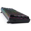 Tastatura gaming mecanica Bluetooth cu si fara fir Redragon Zed Pro neagra iluminare RGB