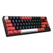 Tastatura gaming mecanica Redragon Castor Pro neagra iluminare RGB switch-uri rosii
