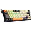 Tastatura gaming mecanica Redragon Ryze alba cu gri iluminare RGB switch-uri rosii