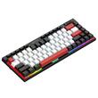 Tastatura gaming mecanica Bluetooth cu si fara fir Redragon Magic-Wand Mini PRO iluminare RGB taste albe negre si rosii