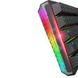 Tastatura gaming mecanica Redragon Akali neagra iluminare RGB switch-uri rosii