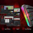 Tastatura gaming mecanica Redragon Akali neagra iluminare RGB switch-uri rosii