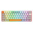 Tastatura gaming mecanica Redragon Akali gri iluminare RGB switch-uri rosii