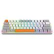 Tastatura gaming mecanica Redragon Akali gri iluminare RGB switch-uri rosii