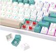 Tastatura gaming mecanica Bluetooth cu si fara fir Redragon Veigar alba iluminare RGB
