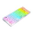 Tastatura gaming mecanica Bluetooth cu si fara fir Redragon Elf PRO transparenta iluminare RGB