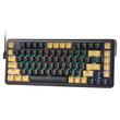 Tastatura gaming mecanica Redragon Elf PBT neagra iluminare RGB switch-uri aurii