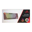 Tastatura gaming mecanica Bluetooth cu fir si wireless Redragon Azure gri iluminare RGB switch-uri rosii