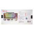 Tastatura gaming mecanica Bluetooth cu fir si wireless Redragon Azure gri iluminare RGB switch-uri rosii