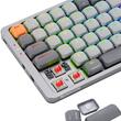 Tastatura gaming mecanica Bluetooth cu fir si wireless Redragon Azure gri iluminare RGB switch-uri rosii