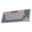 Tastatura gaming mecanica Bluetooth cu fir si wireless Redragon Azure gri iluminare RGB switch-uri rosii