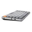 Tastatura gaming mecanica Bluetooth cu fir si wireless Redragon Azure gri iluminare RGB switch-uri rosii