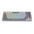 Tastatura gaming mecanica Bluetooth cu fir si wireless Redragon Azure gri iluminare RGB switch-uri rosii