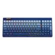 Tastatura gaming mecanica Bluetooth cu fir si wireless Redragon Garen Pro albastra iluminare RGB switch-uri mov