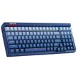Tastatura gaming mecanica Bluetooth cu fir si wireless Redragon Garen Pro albastra iluminare RGB switch-uri mov