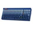 Tastatura gaming mecanica Bluetooth cu fir si wireless Redragon Garen Pro albastra iluminare RGB switch-uri mov