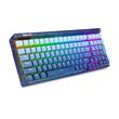 Tastatura gaming mecanica Bluetooth cu fir si wireless Redragon Garen Pro albastra iluminare RGB switch-uri mov