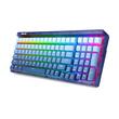 Tastatura gaming mecanica Bluetooth cu fir si wireless Redragon Garen Pro albastra iluminare RGB switch-uri mov