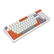 Tastatura gaming mecanica Redragon Gloria alba iluminare RGB 