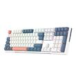 Tastatura gaming mecanica Redragon Trundle alba iluminare RGB